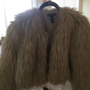 NWT INC  Mod acrylic fur jacket
